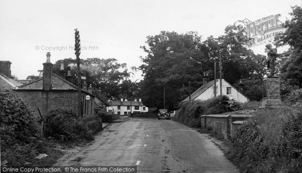 Photo of Canonbie, Main Street And The War Memorial c.1955