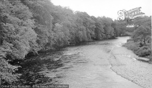 Photo of Canonbie, River Esk c.1955