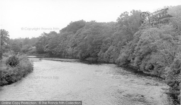 Photo of Canonbie, River Esk c.1955