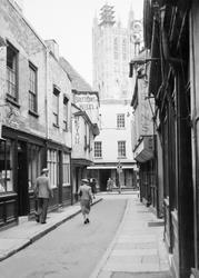 Butchery Lane 1954, Canterbury