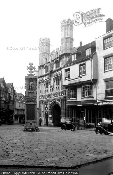 Photo of Canterbury, Buttermarket c.1952