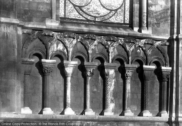 Photo of Canterbury, Cathedral, Arcading 1888