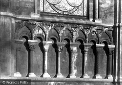 Cathedral, Arcading 1888, Canterbury