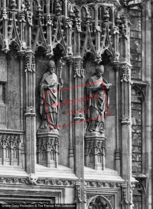 Photo of Canterbury, Cathedral, Archbishops Anslem And Thomas Cranmer 1890