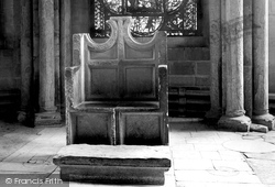 Cathedral, Archbishops Chair 1890, Canterbury