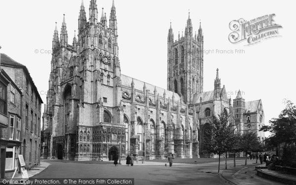 Photo of Canterbury, Cathedral c.1950