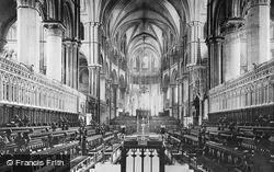 Cathedral, Choir East 1888, Canterbury