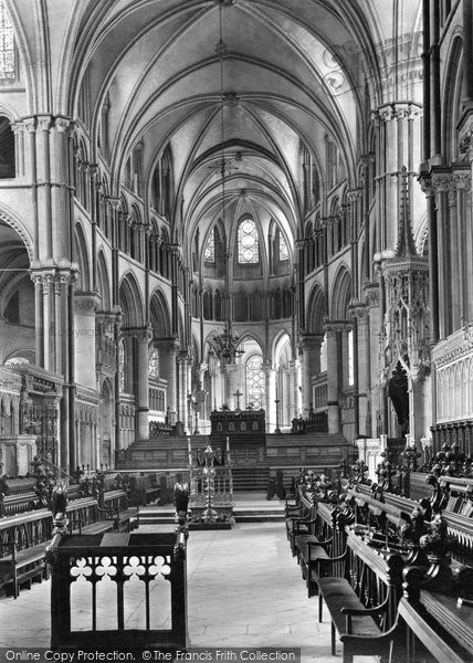 Photo of Canterbury, Cathedral, Choir East 1921