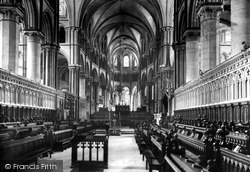 Cathedral, Choir East 1921, Canterbury