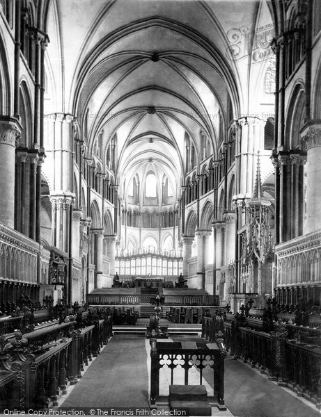 Photo of Canterbury, Cathedral, Choir East c.1862