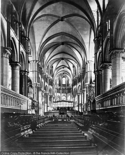 Photo of Canterbury, Cathedral, Choir East c.1862