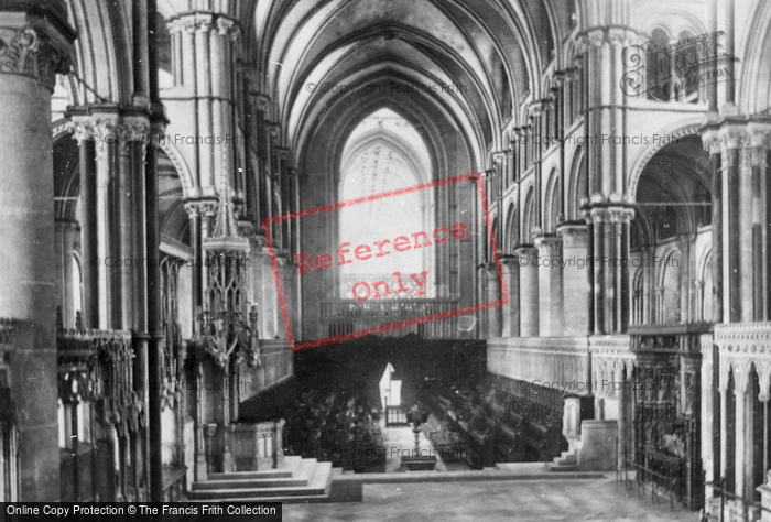 Photo of Canterbury, Cathedral, Choir West 1888