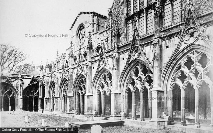 Photo of Canterbury, Cathedral Cloister 1891