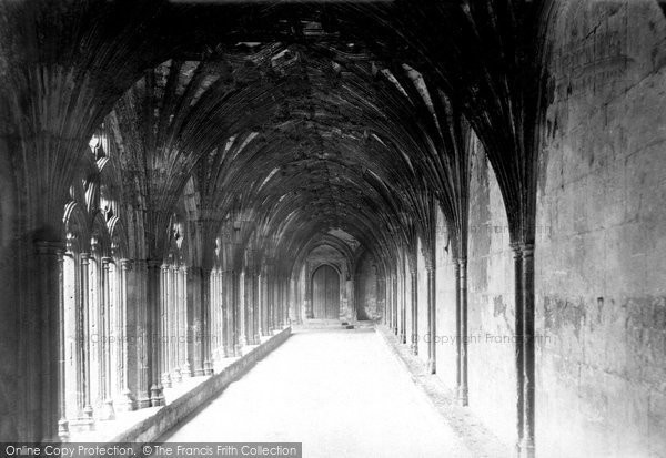 Photo of Canterbury, Cathedral, Cloisters South Walk 1888