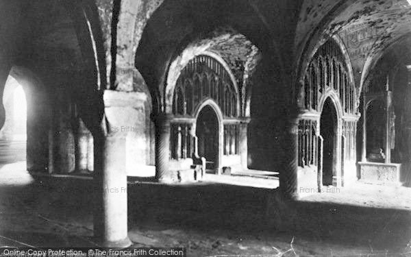Photo of Canterbury, Cathedral Crypt, The Lady Chapel 1888