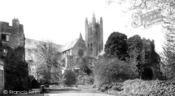 Cathedral From Dean's Garden c.1872, Canterbury