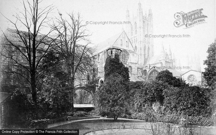 Photo of Canterbury, Cathedral From Deanery 1882