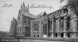 Cathedral, From South East c.1870, Canterbury