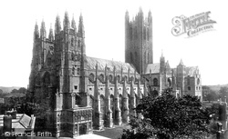 Cathedral, From South West c.1870, Canterbury