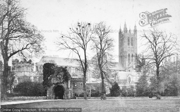 Photo of Canterbury, Cathedral From The North c.1872
