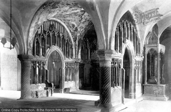 Photo of Canterbury, Cathedral, Lady Chapel In Crypt 1898