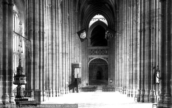 Photo of Canterbury, Cathedral Nave East 1898
