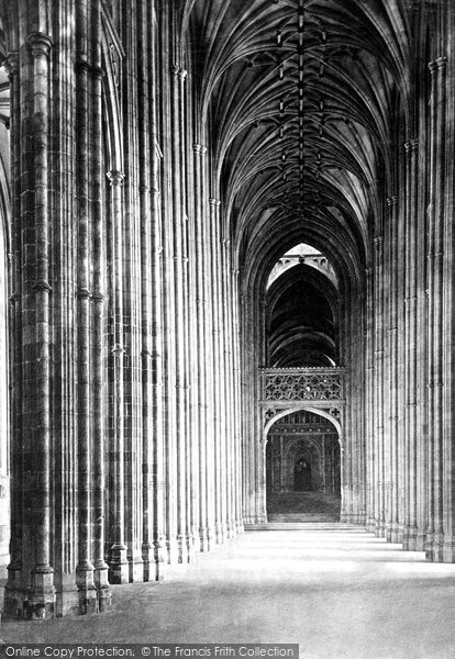 Photo of Canterbury, Cathedral, Nave East c.1862
