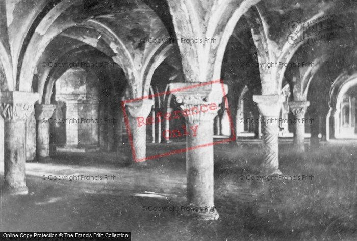 Photo of Canterbury, Cathedral, Norman Crypt 1888