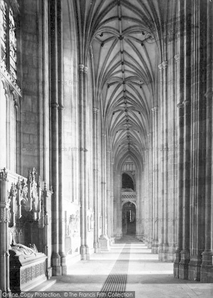 Photo of Canterbury, Cathedral, North Aisle Nave 1888