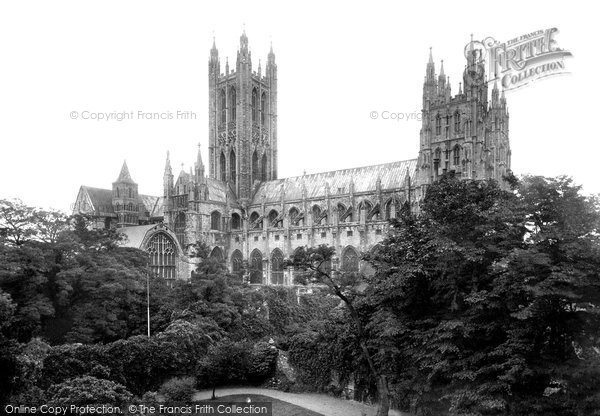 Photo of Canterbury, Cathedral, North Side 1890