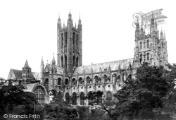 Cathedral, North Side 1890, Canterbury