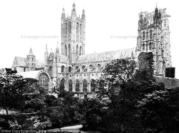Photo of Canterbury, Cathedral, North Side c.1862