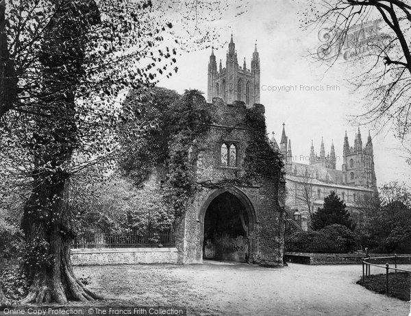 Photo of Canterbury, Cathedral Northside And Gate c.1868