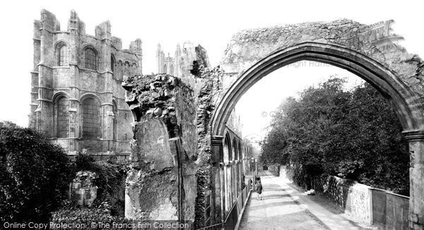 Photo of Canterbury, Cathedral, Ruined Arches c.1870