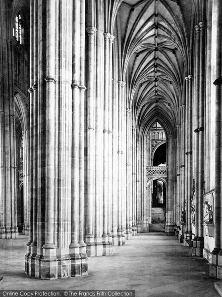 Photo of Canterbury, Cathedral, South Aisle Nave c.1862