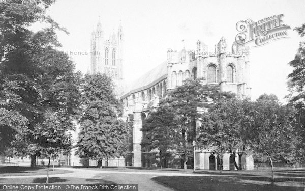 Photo of Canterbury, Cathedral, South East 1890