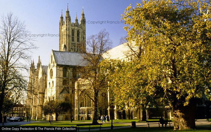 Photo of Canterbury, Cathedral, South East From Cathedral Close c.1990