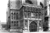 Cathedral, South Porch 1890, Canterbury