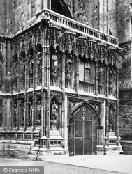 Cathedral, South Porch c.1867, Canterbury