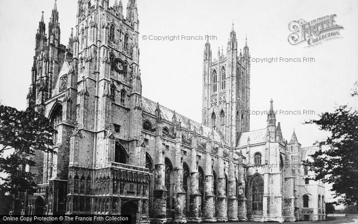 Photo of Canterbury, Cathedral, South West 1888