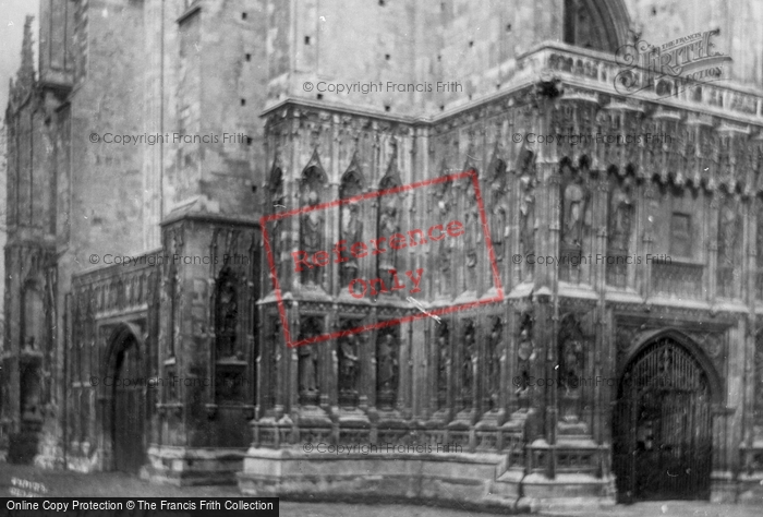 Photo of Canterbury, Cathedral, South West Corner 1888