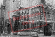 Cathedral, South West Corner 1888, Canterbury