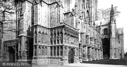 Cathedral, Southwest Corner c.1872, Canterbury