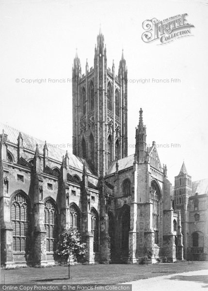 Photo of Canterbury, Cathedral, The Bell Harry Tower 1888
