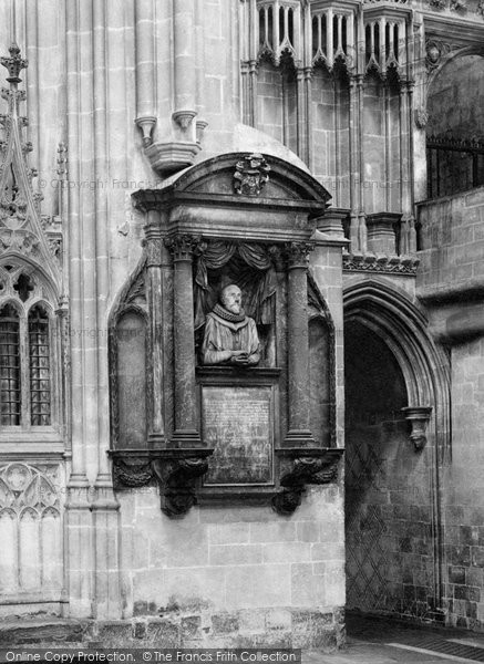 Photo of Canterbury, Cathedral, The Chapman Monument 1890