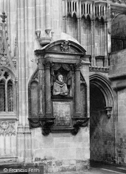 Cathedral, The Chapman Monument 1890, Canterbury