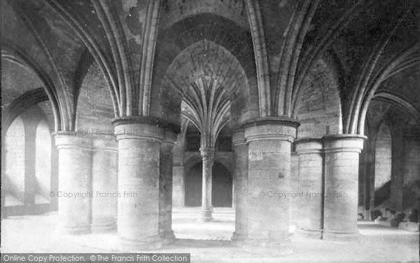 Photo of Canterbury, Cathedral, The Crypt 1888