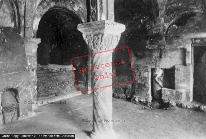Photo of Canterbury, Cathedral, The Crypt, Gabriel Chapel 1888