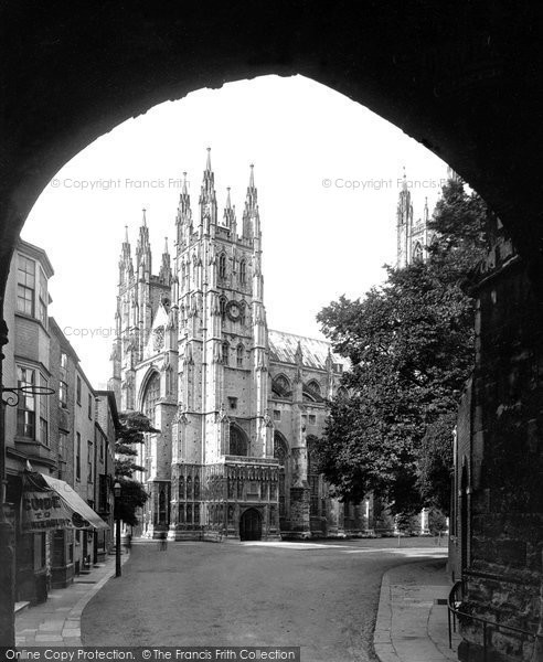 Photo of Canterbury, Cathedral Towers 1890