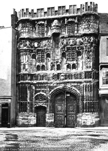 Photo of Canterbury, Christchurch Gate c.1860